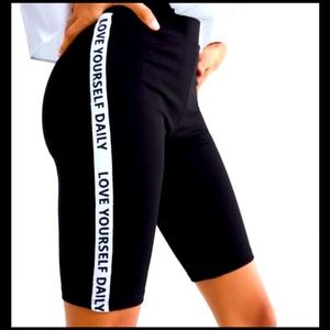 NWOT ZARA Biker Shorts